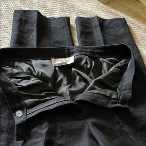 Harve Benard Black Straight Leg Pants